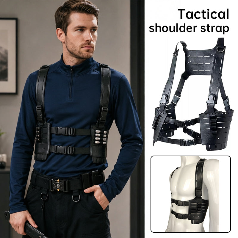 Tactical Shoulder Harness – Adjustable Utility Chest Rig