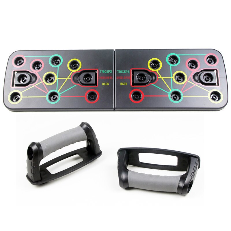 9-in-1 Push Up Board with Multifunction Body Building Fitness Exercise Tools