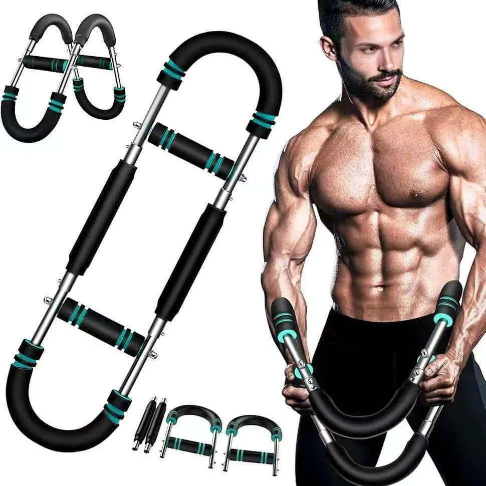 Multi Functional Adjustable Arm Strength Device U-Shaped Chest Muscle Training and Fitness Equipment