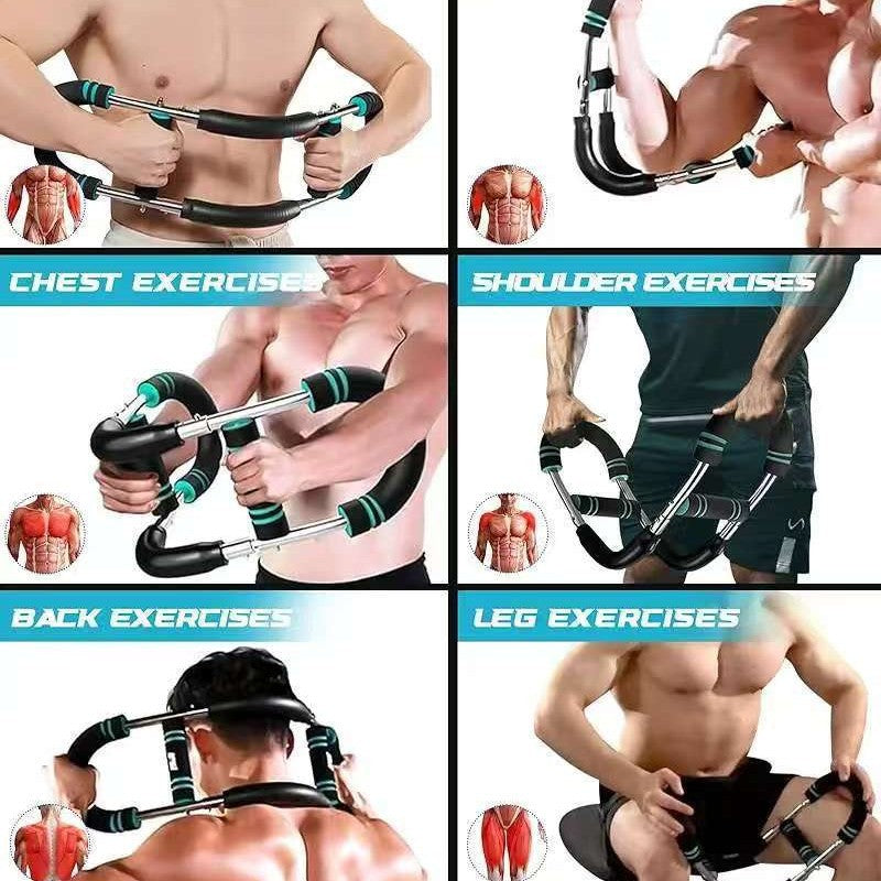 Multi Functional Adjustable Arm Strength Device U-Shaped Chest Muscle Training and Fitness Equipment