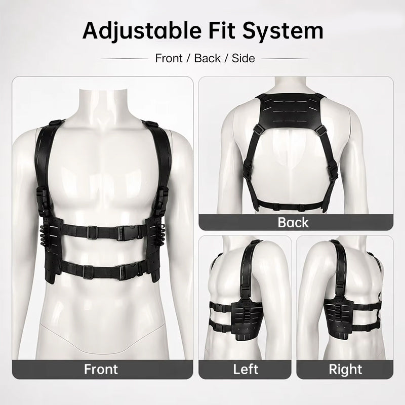 Tactical Shoulder Harness – Adjustable Utility Chest Rig