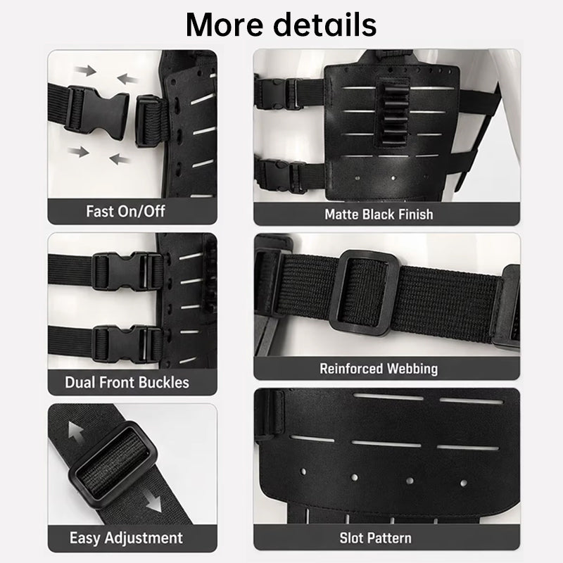 Tactical Shoulder Harness – Adjustable Utility Chest Rig