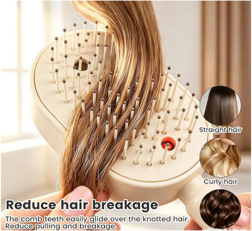 3-in-1 Scalp Spa Rechargeable Hair Spray Comb – Scalp Massager & Hair Care Brush, Pack of 1